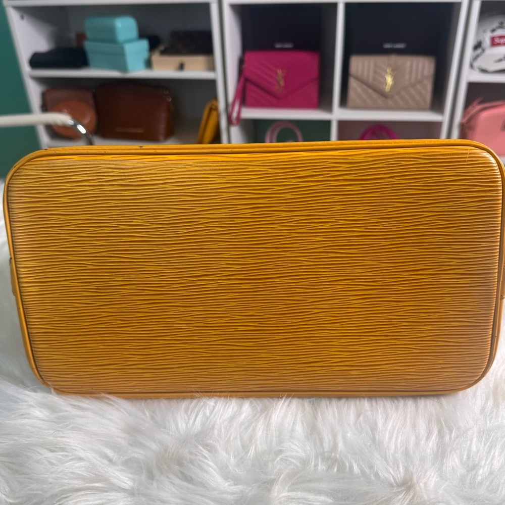 SOLD LV Alma Yellow Epi Leather Handbag - Picture 10 of 17